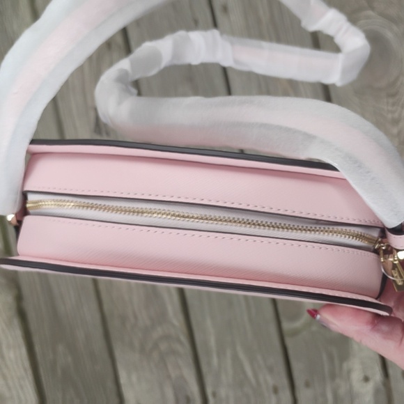 Kate Spade ♠️NEW $279 saffiano leather Perry Chalk dome crossbody free shipping - Picture 4 of 8